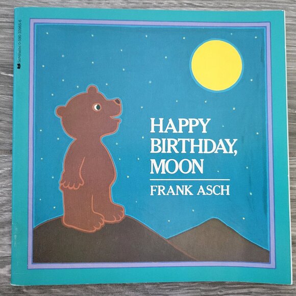 FRANK ASCH LOT OF VINTAGE 1980s BEARS PICTURE BOOKS HAPPY BIRTHDAY MOON MOONGAME - Picture 6 of 15